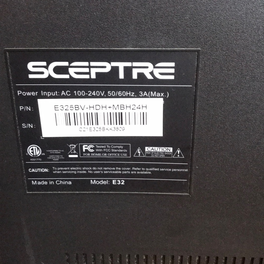 Sceptre tv